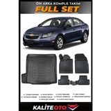 Chevrolet Cruze Sedan Sol Kulak Bagaj Havuzu+4.5d Havuzlu Paspas Seti 2008 Model - Siyah
