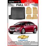 Chevrolet Cruze Sedan Tek Kulak 2017 Model 4d Bagaj ve Pro Serisi Havuzlu Bej Paspas Takımı - Siyah