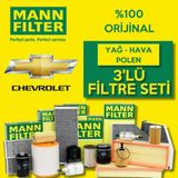 Chevrolet Kalos 1.2 Mann-filter Filtre Bakım Seti 2005-2008