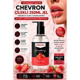 Chevron 250 ml Çilek Aromalı Kayganlaştırıcı Jel - Uzun Süreli Konfor & Su Bazlı