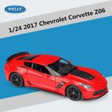 CHEVYROLET CORVETTE Z06 1/24 KIRMIZI RENK MODEL ARABA KOLEKSİYON