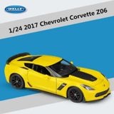 CHEVYROLET CORVETTE Z06 1/24 SARI RENK MODEL ARABA KOLEKSİYON