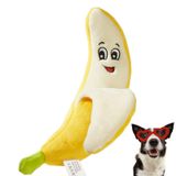 CHEWFFON Köpek Oyuncakları, Köpek Muz Oyuncak, Köpek Peluş Oyuncak, Gıcırtılı Köpek Oyuncakları, Köpek Çiğnemek Oyuncakları, Küçük ve Orta Boy Köpekler için Sevimli Yumuşak Köpek Hediyeleri Oyuncak,