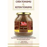 Chia Tohumu %50, Keten Tohumu %50 Öğütülmüş Toz 400 Gr