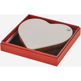 Chiara Alessi Acacia Elegance Kahverengi Ahşap Peynir Sunum Tabağı 20,5 X 20,5 X 2 Cm - Beyaz - Kahverengi