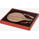 Chiara Alessi Acacia Elegance Kahverengi Akasya Peynir Sunum Tabağı 26 X 18 X 1,5 Cm