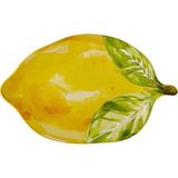 Chiara Alessi Amalfi Sarı Limon Formlu Melamin Tabak - Standart