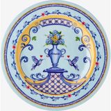 Chiara Alessi Amore Vase Mavi Melamin Yemek Tabağı 28 cm