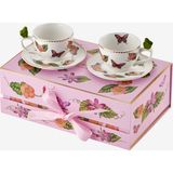Chiara Alessi Butterfly Yeşil Porselen Kahve Fincan Seti 120 ml