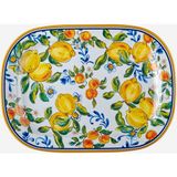 Chiara Alessi Capri Mavi Melamin Servis Tabağı 44 cm