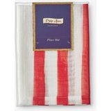 Chiara Alessi Cote D Azur Kırmızı Polyester Amerikan Servisi 35X50 cm - 35 x 50 cm