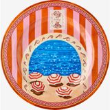 Chiara Alessi Cote D Azur Turuncu Melamin Yemek Tabağı 28 cm