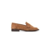 Chiara Bellini Kadın Babet, Split Suede, Sigara (Taba) Rengi, 37 Beden