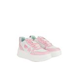 CHIARA FERRAGNI Beyaz-Pembe Deri Sneaker, 40, 5003085783, Beyaz - Pembe, Kadın