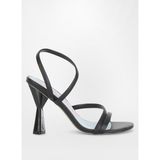 Chiara Ferragni CF3341_001 Siyah Topuklu Kadın Sandalet