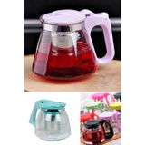 Chiara Grazia Tt Grup Süzgeçli Cam Demlik Tea Pot1100 Ml -Çay Kahve Ve Bitki Çayı Çaydanlığı