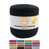 Chibago Siyah Penye Ip Büyük Boy 650 gr 130 Mt Örgü Ipi