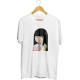Chibi Kimi Ni Todoke Sawako Fanart Anime Baskılı Unisex Tişört - Beyaz