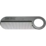 Chicago Comb Model 2 Karbon Fiber, Abd'de Üretilmiştir, Antistatik, 4 Inç (10 Cm) Uzunluğunda, İnce Dişli, Cep Seyahat Tarağı, İnce Saçlar, Sakal Bıyık Tarağı Için