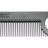 Chicago Comb Model 2 Karbon Fiber, ABD'de üretilmiştir, Antistatik, 4 inç (10 cm) uzunluğunda, İnce dişli, Cep ve Seyahat tarağı, İnce Saçlar, Sakal ve Bıyık tarağı için