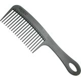 Chicago Comb Model 8 Karbon Fiber, ABD'de üretilmiştir, Anti-statik, Detangling & Duş tarağı, Kaldırma ve Hacim katar, 8,5 inç (21,5 cm) uzunluğunda