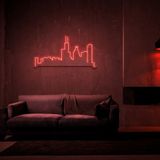 Chicago Neon LED Duvar Yazısı Dekoratif Duvar Aydinlatmasi Gece Lambası