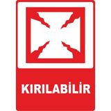 ChicArt Design Studio Kırılabilir Dijital Uv Folyo Baskı Uyarı Etiket Yapıştırma Sticker 12.5X17.5