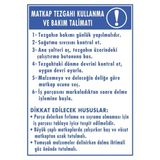 ChicArt Design Studio Matkap Tezgahı Kullanma ve Bakım Talimatı Dijital Uv Folyo Baskı Uyarı Yapıştırma Sticker 12.5X17.5