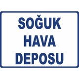 ChicArt Design Studio Soğuk Hava Deposu Dijital Uv Folyo Yapışkan Baskı Uyarı Etiket Yapıştırma Sticker 35X25