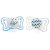 Chicco 2 li 2-6 Ay Physio Light Gece Parlayan Silikon Emzik