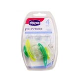 Chicco 4+ Ay Physio Soft Silikon Emzik Yeşil