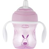 Chicco 4 Ay+ Yumuşak Uçlu 200 ml Pembe Geçiş Bardağı