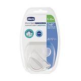 Chicco 6-12 Ay Şeffaf Physio Soft Silikon Emzik