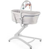 Chicco Baby Hug 4 in 1 Grey Relux Glacial Beyaz Bebek Yatağı