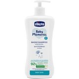Chicco Baby Moments Doğal Saç ve Vücut Şampuanı 500 ml Şeffaf Özellikli Göz Yakmayan Formül