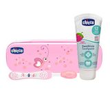 Chicco Bebek Diş Bakım Seti (Pembe)