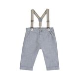 Chicco Erkek Bebek Askılı Uzun Pantolon - Grey - 9 - 12 Ay