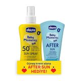 Chicco Güneş Spreyi Spf 50+ 150 ml & Güneş Sonrası Kremi 150 ml