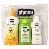 Chicco Güneş Spreyi SPF50 + 150 ml - 100 ml Chicco Sivrisinek Kovucu Sprey + 100 ml Şampuan