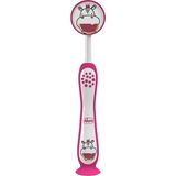 Chicco Hipo Diş Fırçası 3-6 Yaş Pembe Renkli Ergonomik Tasarım ile Hassas Dişler İçin
