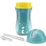 Chicco Isı Yalıtımlı Pipetli Su Matarası Erkek (3 Adet)