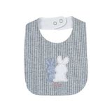 Chicco Işlemeli ve Uygulamalı Mama Önlüğü - Gri - Standart