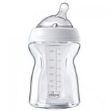 Chicco Natural Feeling 0+ Ay Silikon Emzikli 250 ml Cam Biberon