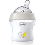 Chicco Naturalfeeling 150 ml Biberon 0 Ay+ Silikon Malzeme ile Yenidoğanlar için Özel Tasarım - Beyaz