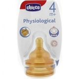 Chicco Normal Akış Kauçuk 4 Ay Biberon Emziği