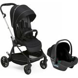 Chicco ONE4EVER Lounge Çift Yönlü Kolay Katlanabilen Travel Sistem-Seyahat Sistem Bebek Arabası Black Beauty - Siyah