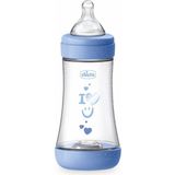 Chicco Perfect5 P5 Antikolik Biberon Pp 240ML Orta Akış Mavi - 240 ml