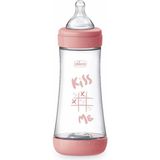 Chicco Perfect5 P5 Antikolik Biberon Pp 300ML Hızlı Akış Kırmızı - 300 ml