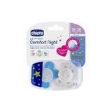 Chicco Physio Comfort Night Silikon Damaklı Emzik, 16-36 Ay, 2'li Set