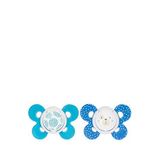 Chicco Physio Forma Comfort Mavi 6-16 Ay 2'li Silikon Emzik